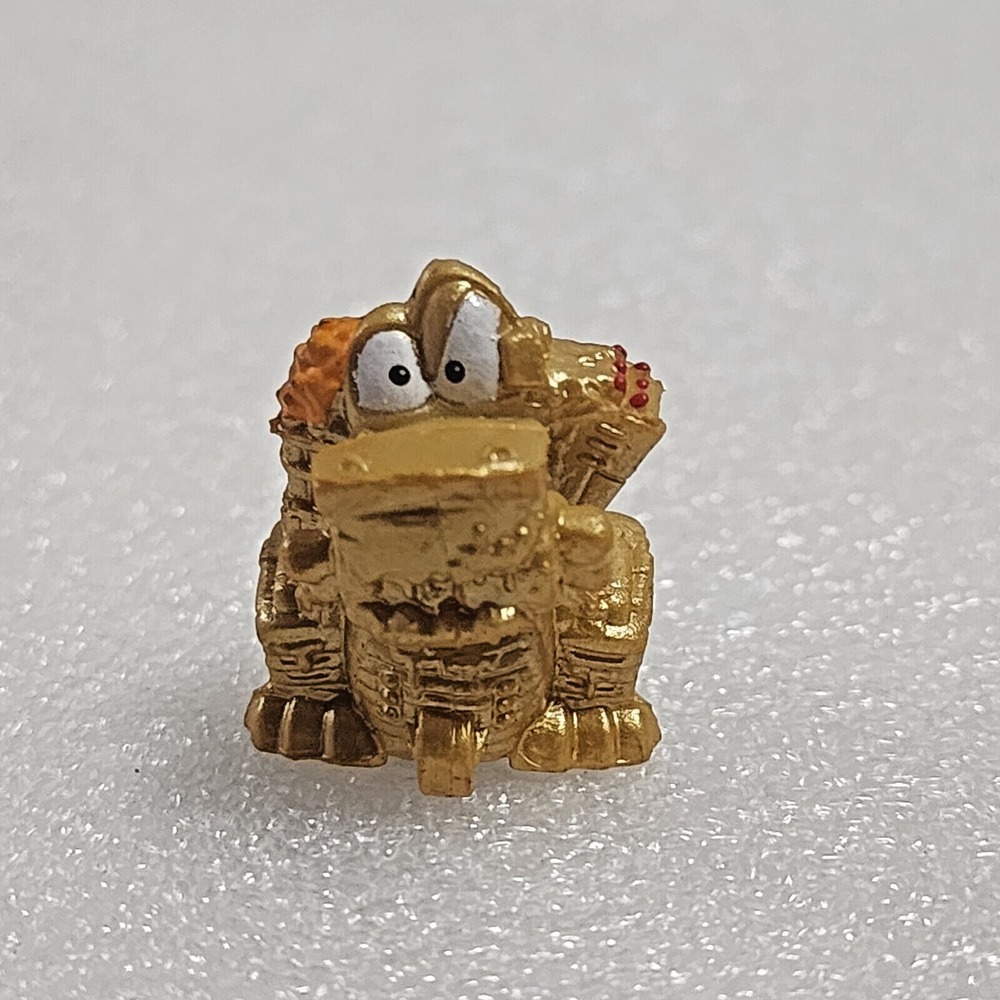 Zuru Smashers Series 3 Dino Robo Rex Gold Rubber Mini Figure 1"